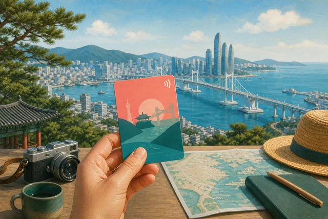 Representative editorial illustration of VISIT BUSAN PASS in Busan.